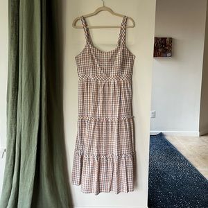 Madewell buffalo plaid dress